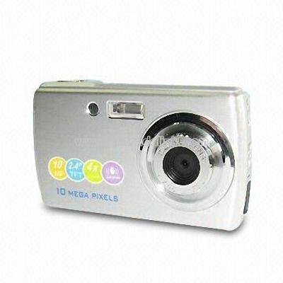 10-megapixel Digital Camera with Rechargeable Lithium-ion Battery