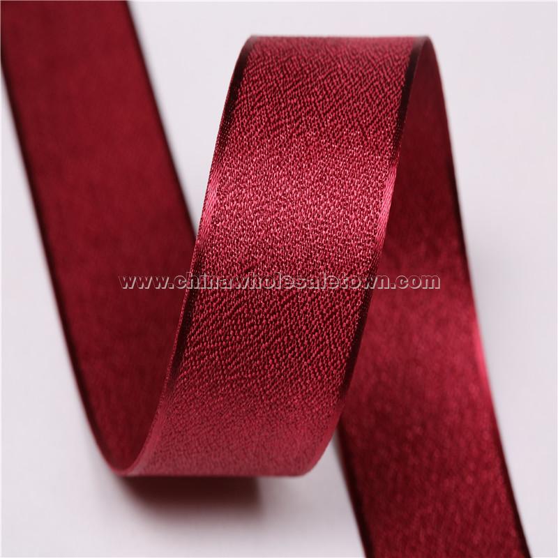 100% nylon pure color fashion satin ribbon for Bow DIY