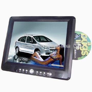 12.1inch Slot in Portable DVD Player with DVB-T, Recorder,VGA, TV, MP4 function