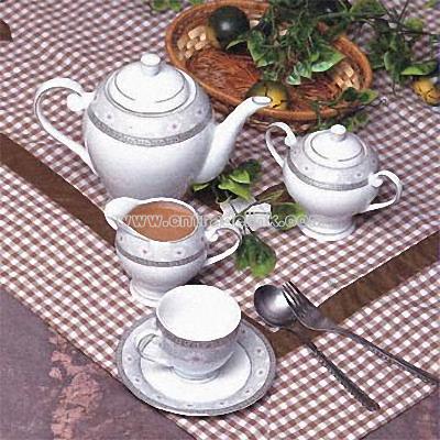 15-Piece Porcelain Tea and Coffee Set