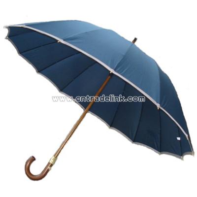 16 K Straight Wood Umbrella