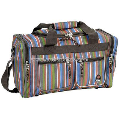 19-inch Fall Stripe Carry-on Tote Bag