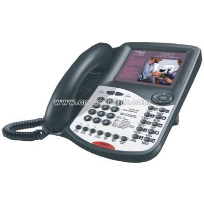 2-Line IP Telephone with Dynamic Promotion Screen