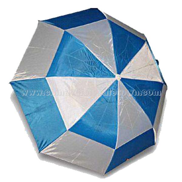 2-fold Double Layer Vents Umbrella