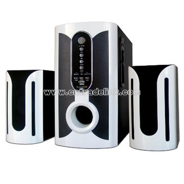 2.1ch Multimedia Speakers with USB and Card Reader