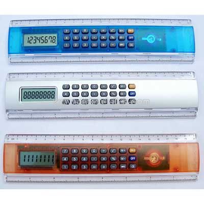 20cm Ruler 8 digit Calculator