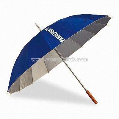 25-inch 16K Straight Manual Open Umbrella