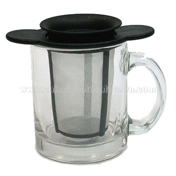 350ml Tea Mug with Clear Sides