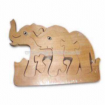 3D Wooden Animal Shape Puzzle