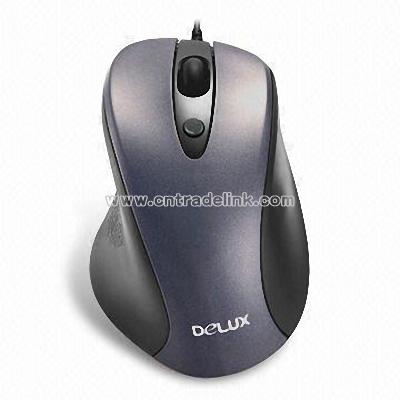 4 Buttons Wired Optical Mouse