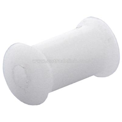 4 Gauge White FLEXIBLE Silicone Tunnel