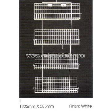 4 Tier Wire Shelf Rack