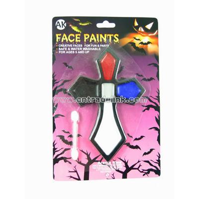 4 color Halloween Face Paint