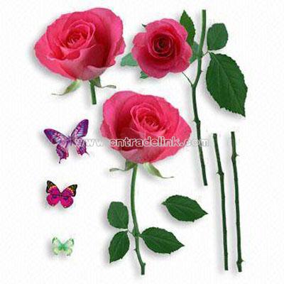 50 x 70cm PVC Wall Stickers with Removable and Non-toxic