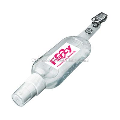 50ml hand sanitizer with metal clip