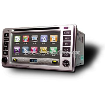 6.2-inch 2din Car DVD Player with Bluetooth, GPS, RDS, Dual-Zone, Steering Wheel Control for HYUNDAI SANTAFE