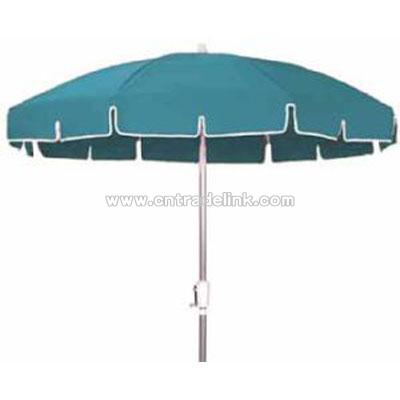 7.5' Octagon Traditional Vinyl Umbrella w/Aluminum Pole and Manual Lift