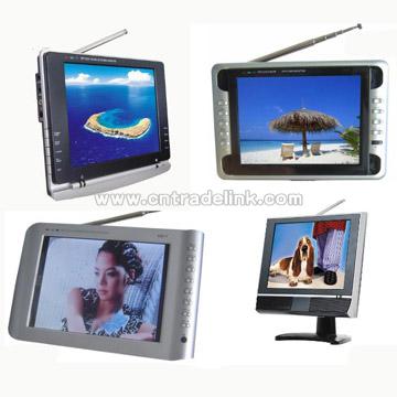 8inch TFT-LCD Color TV with USB, Card Reader