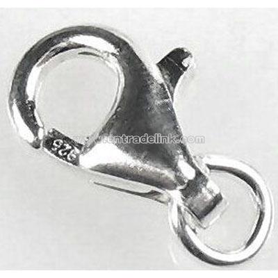 9x5 Sterling Silver Trigger Oval Lobster Clasps