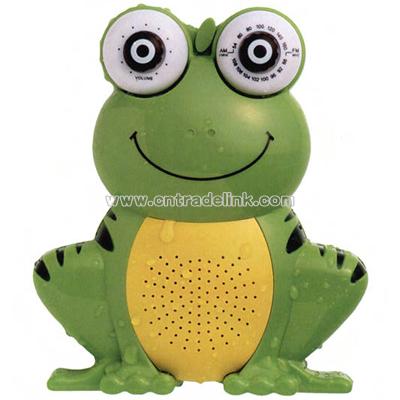 AM/FM frog shaped shower radio