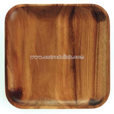 Acacia Wood Platter & Plates