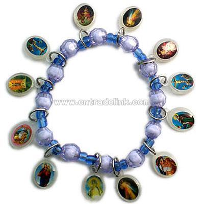 Acrylic Rosary Bracelet