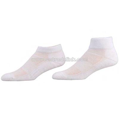 Acrylic nylon socks with half cushion sole