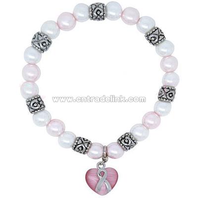 Alloy Bracelet with beads