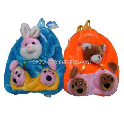Animals Plush Backpack