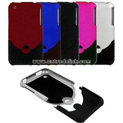 Apple iPhone 3G 2 Colors Crystal Rubber Case