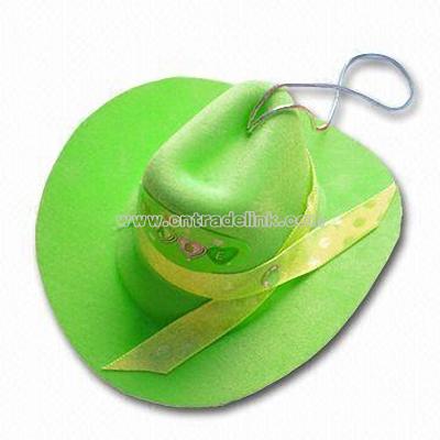 Attractive Cowboy Hat Air Freshener with Aroma