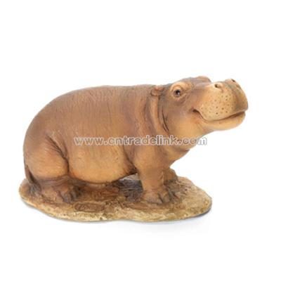 Baby Hippo Figurine