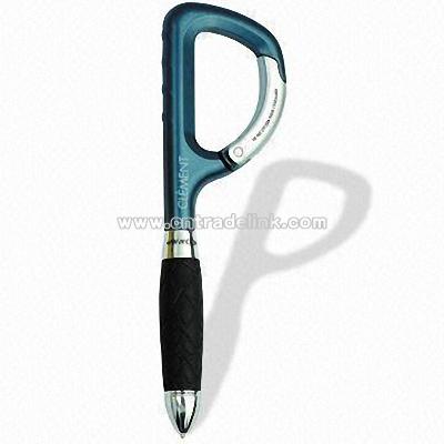 Ballpoint Pen with Carabiner