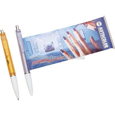 Banner ball pen