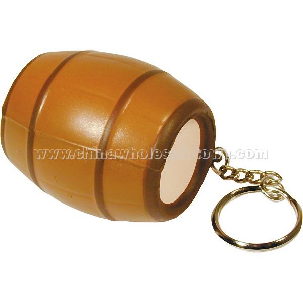 Barrel Shape Stress Reliever Key Holder / Keychain
