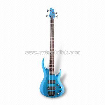 Bass Guitar with Rosewood Fingerboard and Maple Neck