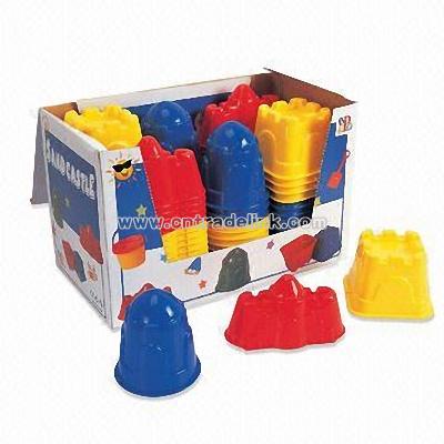 Beach Sand Mold Toy with Various Sizes of Castles