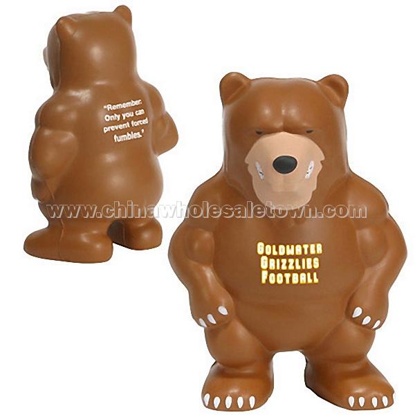 Bear Mascot Stress Ball Squeeze Toy