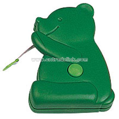 Bear shaped mini cloth tape measure
