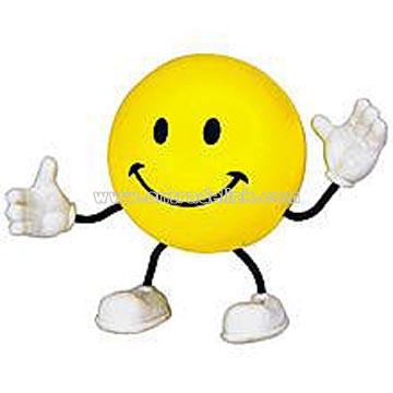 Bendy Smiley Face Stress Reliever