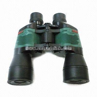 Binoculars Made of Rubber and Plastic