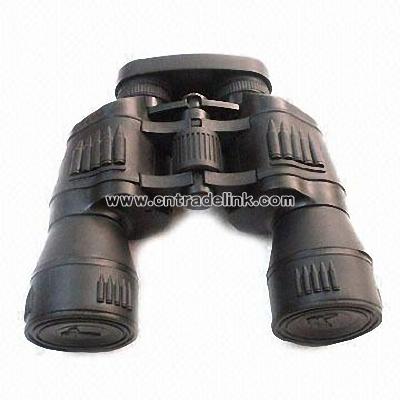 Binoculars Made of Rubber and Plastic
