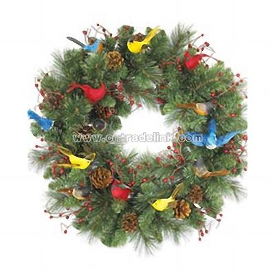 Birds and Berries Wreath and Garland