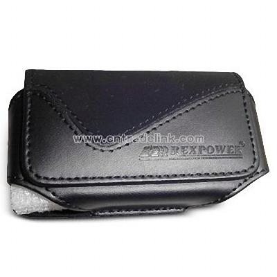 Black Leather Case for Mobile Phone