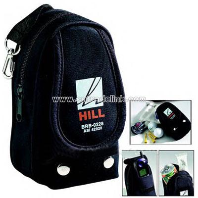 Black Microfiber Utility Belt Bag