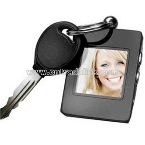 Blank digital photo frame keychain