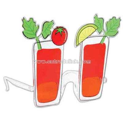 Bloody Mary glass shaped sunglasses