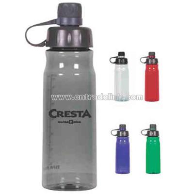 Blue - BPA free plastic water bottle 28 oz.