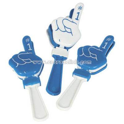 Blue And White #1 Hand Clappers