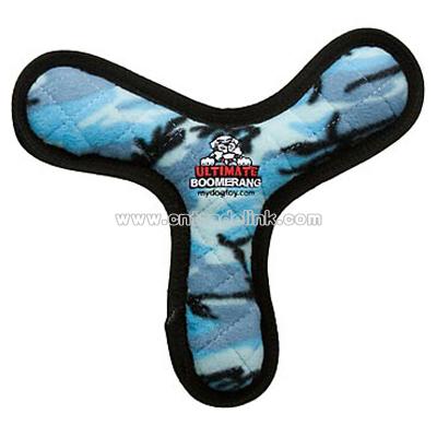Blue Camo Boomerang Dog Toy